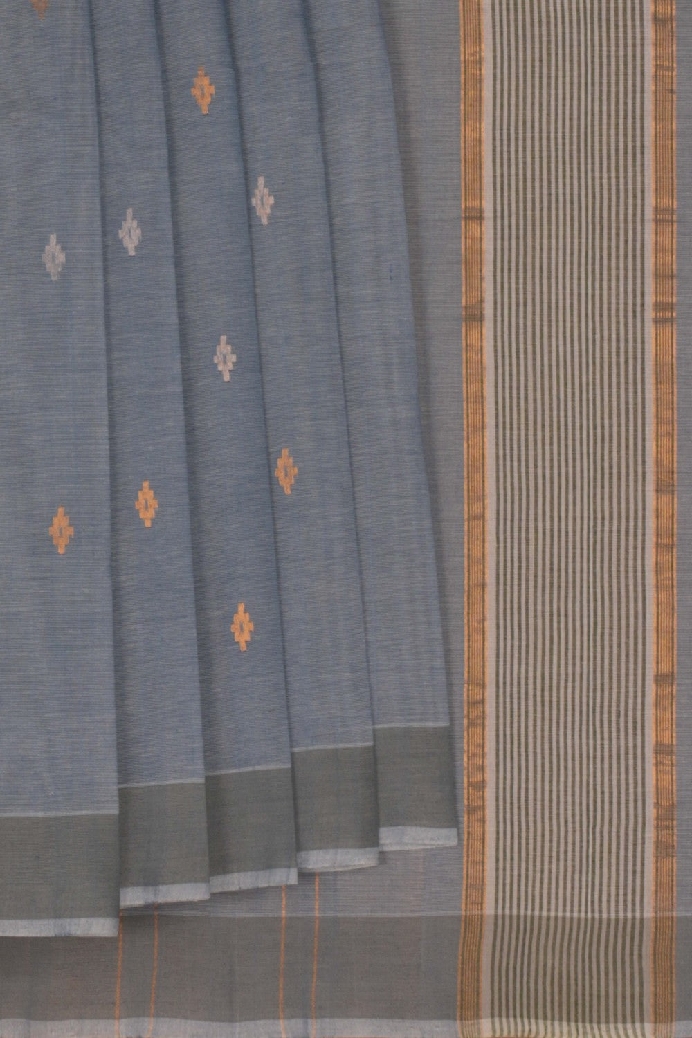 Image of South Cotton Grey Saree